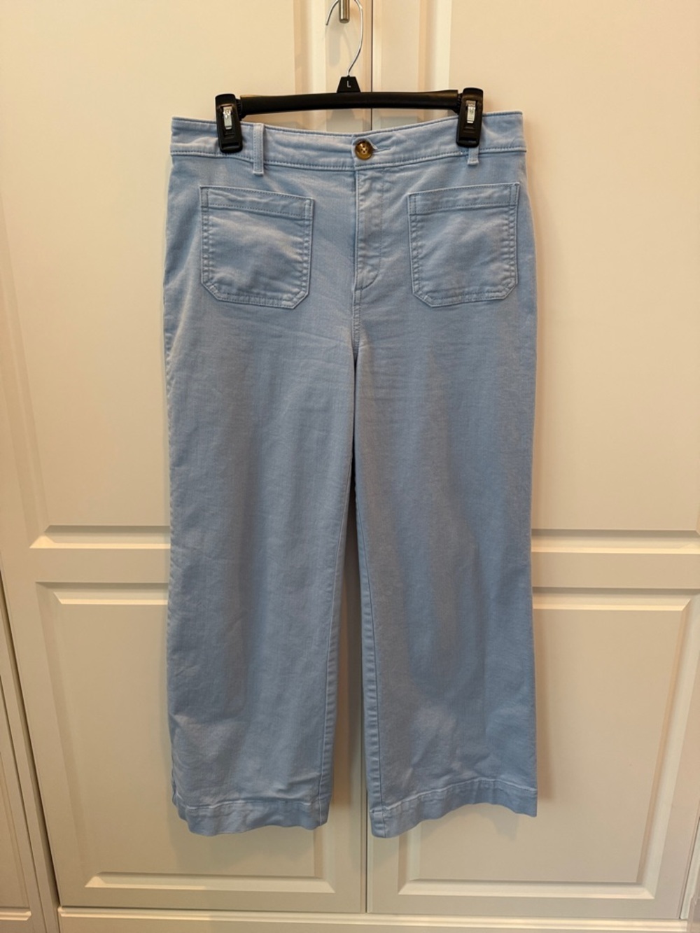 Loft Palmer Wide Leg Twill Pants